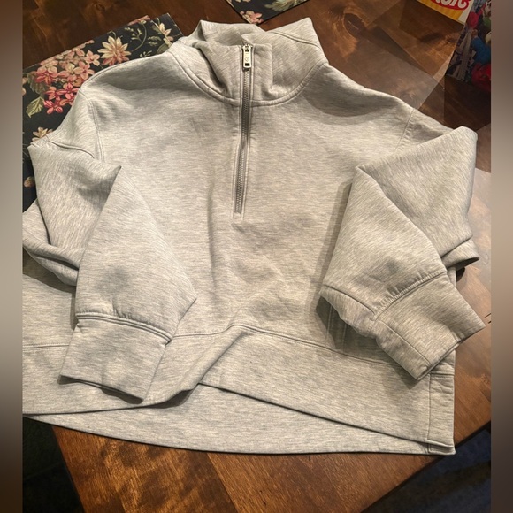 YPB Tops - Abercrombie & Fitch YPB neoKNIT MAX Half-Zip Hoodie, Size S